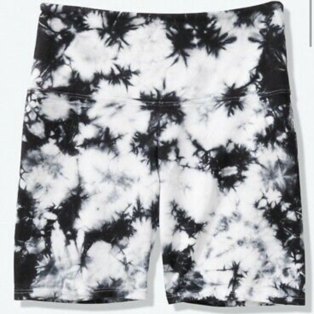 Tie dye pink Victoria’s Secret biker shorts